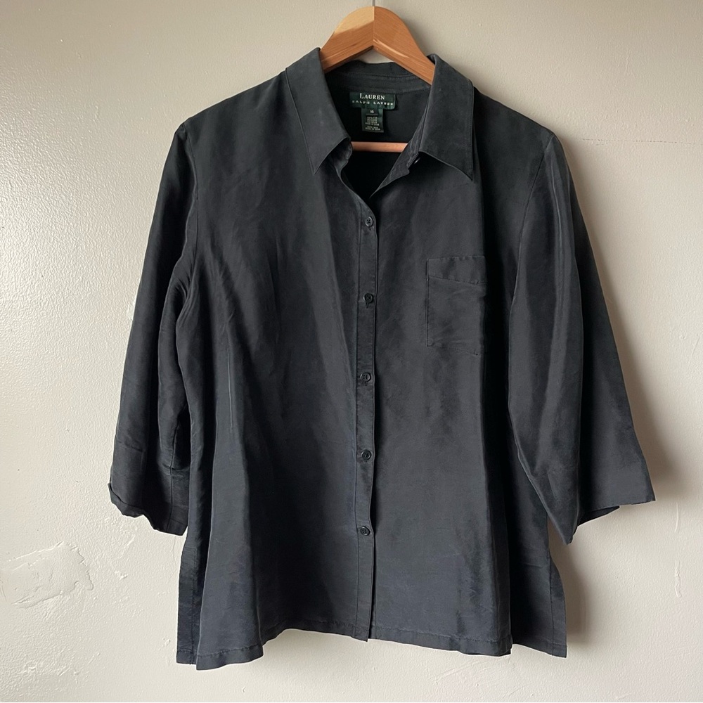 Ralph Lauren Black Long Sleeve Women’s Top